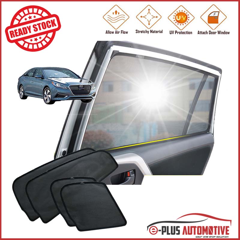 High Qualty Car Magnetic Sun Shade ใช้งานร่วมกับ Hyundai Sonata i45/g7/16–19 (FOLD)