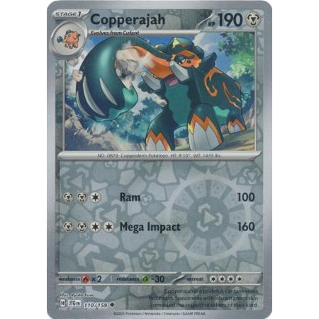 Copperajah 110/159 ประเภทโลหะ - Journey Together Singles