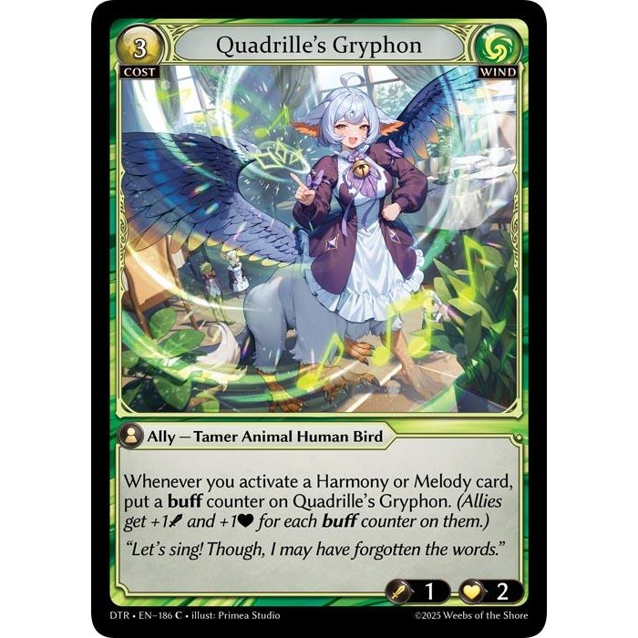 Quadrilles Gryphon DTR-187 [GATCG SINGLES]