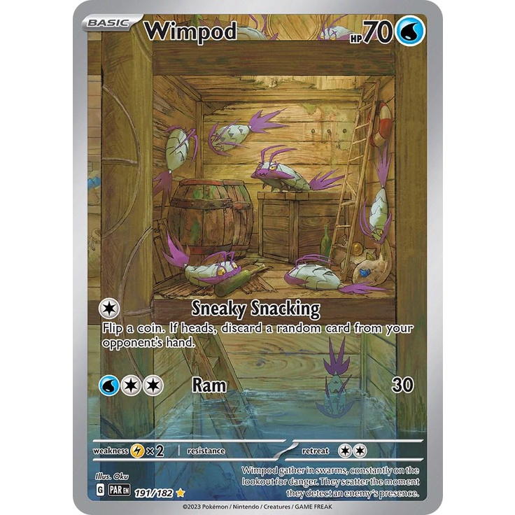 Wimpod - ภาพประกอบ - Pokemon Paradox Rift Singles