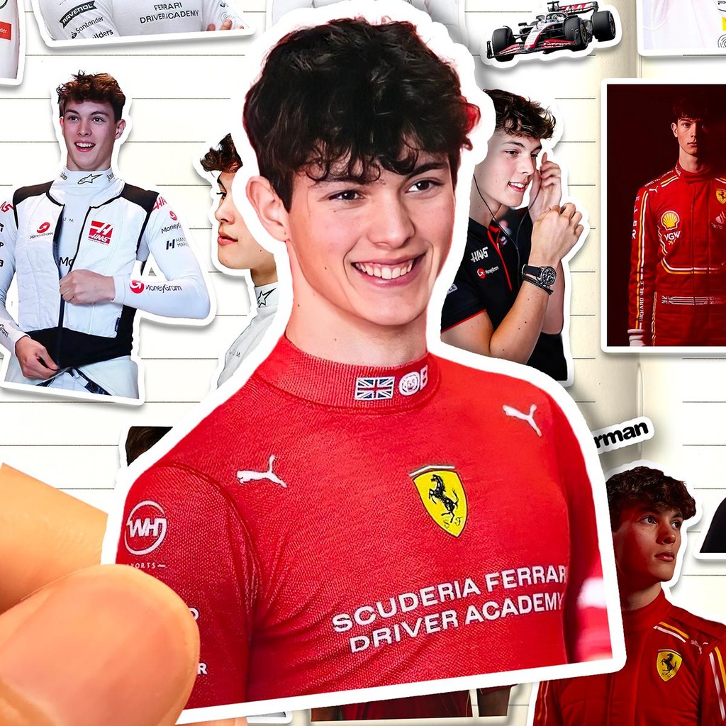 สติ๊กเกอร์ Oliver Bearman F1: 25 สติ๊กเกอร์ HD กันน้ําสําหรับแฟนๆ