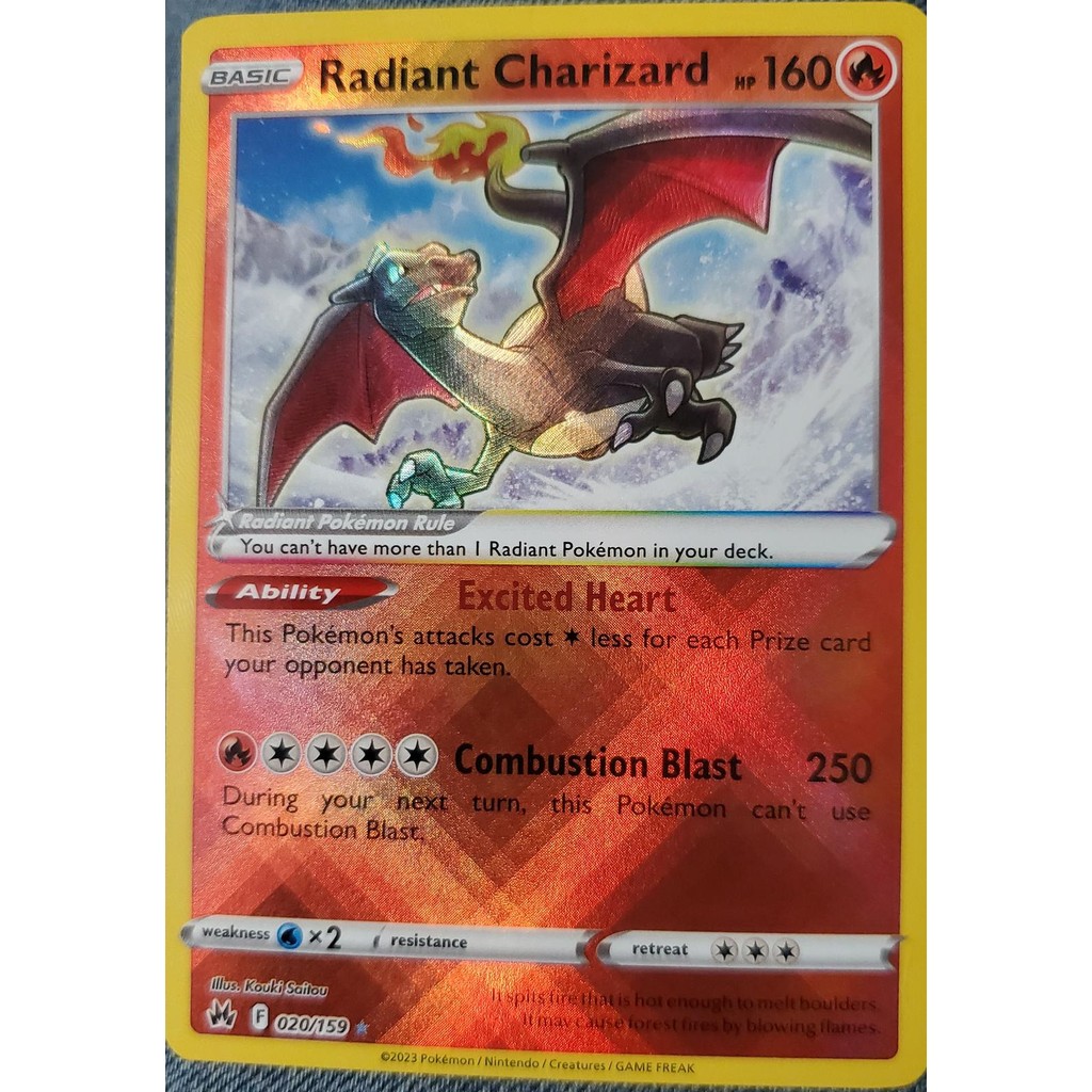 Radiant Charizard - Radiant - Pokemon Crown Zenith Singles
