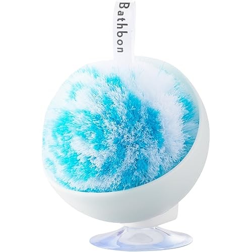 Yamazaki Sangyo Yamazaki Sangyo Sponge Washbasin Basbon-kun Refreshing Pompon With Case Antibacteria