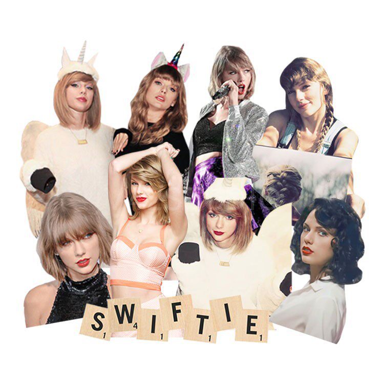 Taylor Swift PVC กันน้ํา Macaron Aesthetic สติ๊กเกอร์ - สินค้าพัดลมตกแต่ง