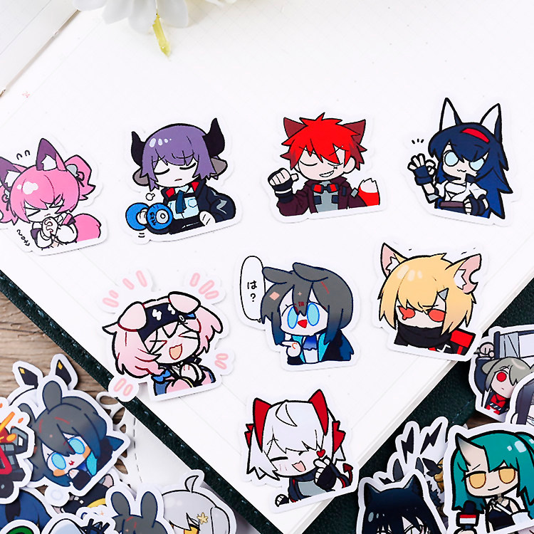 Arknights 2 ชุดสติ๊กเกอร์: 99 สติ๊กเกอร์วางแผนการ์ตูนน่ารักสําหรับ Journaling & Scrapbooking