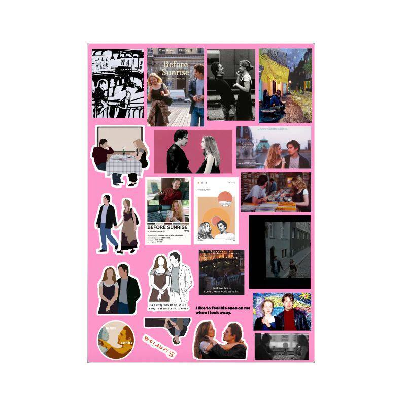 The Before Trilogy Movie Stickers – Before Sunrise Journal, Laptop & Notebook Decals
