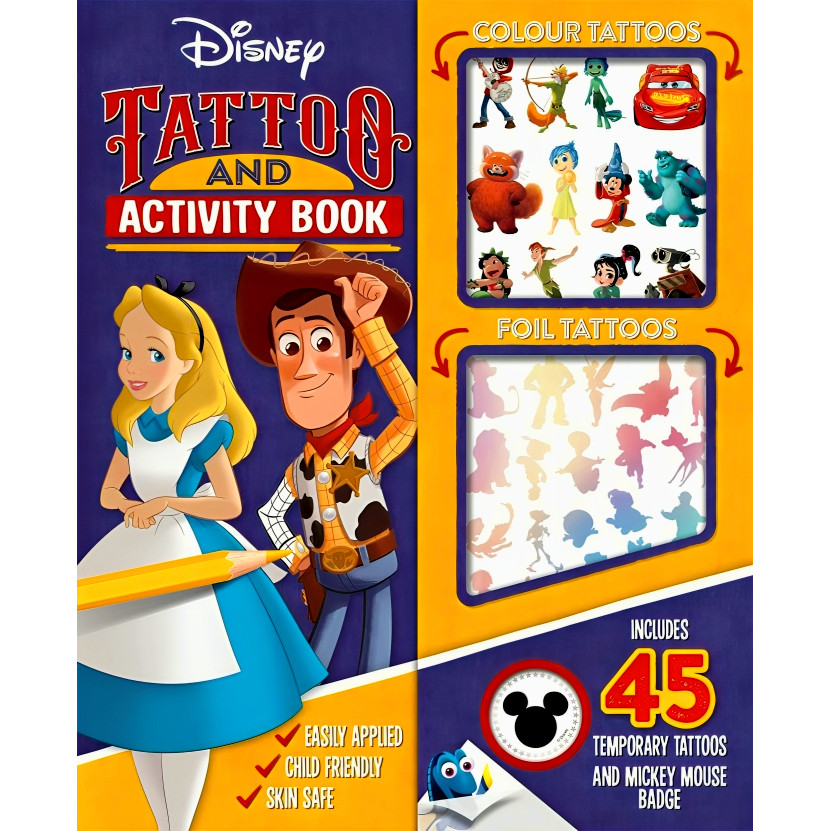 (BBW) DISNEY: TATTOO AND ACTIVITY BOOK