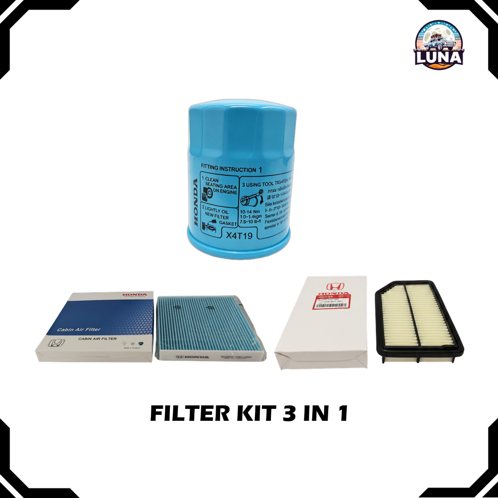 3 IN 1 CABIN AIR OIL FILTER ชุด HONDA CITY T9A TOO GM GN2 HONDA FREED GB5 HONDA JAZZ T5A HYBRID