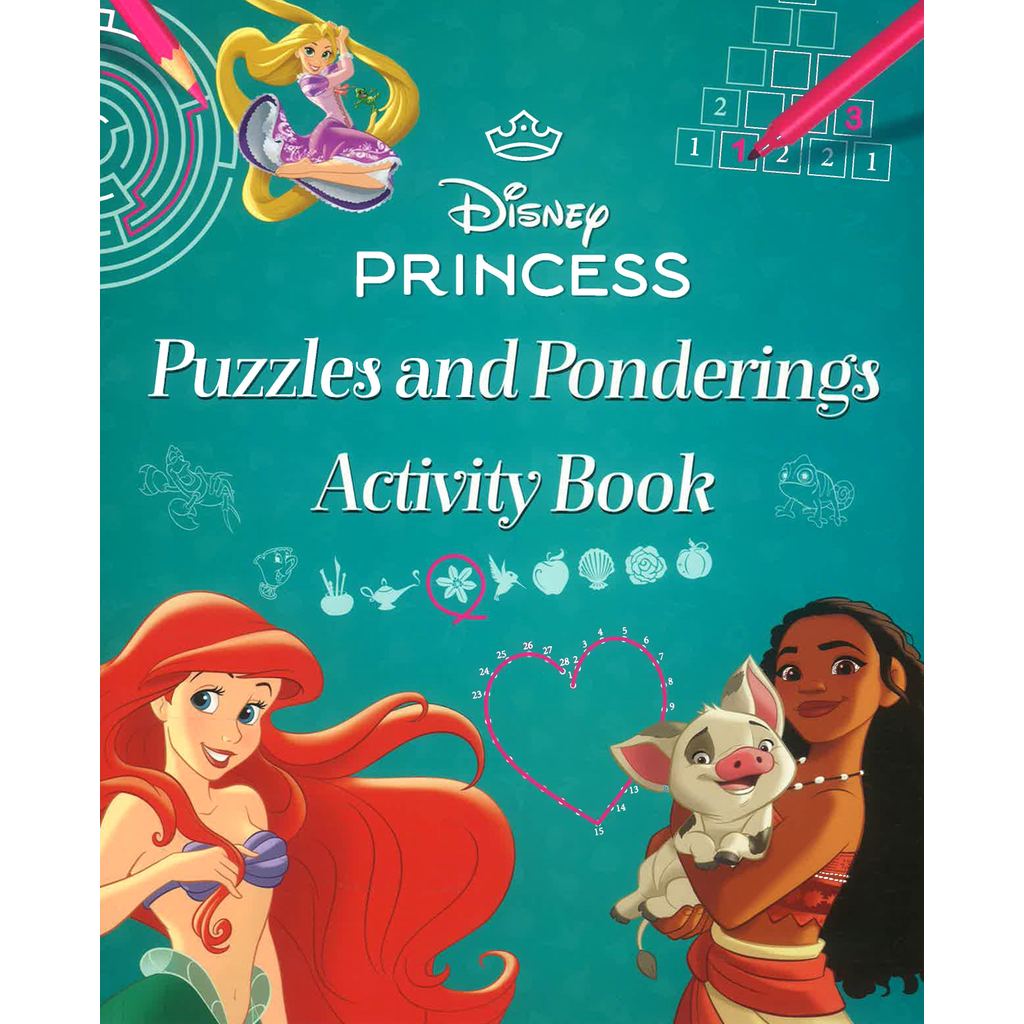 (BX) DISNEY PRINCESS: PUZZLES และ PONDINGS ACTIVITY BOOK
