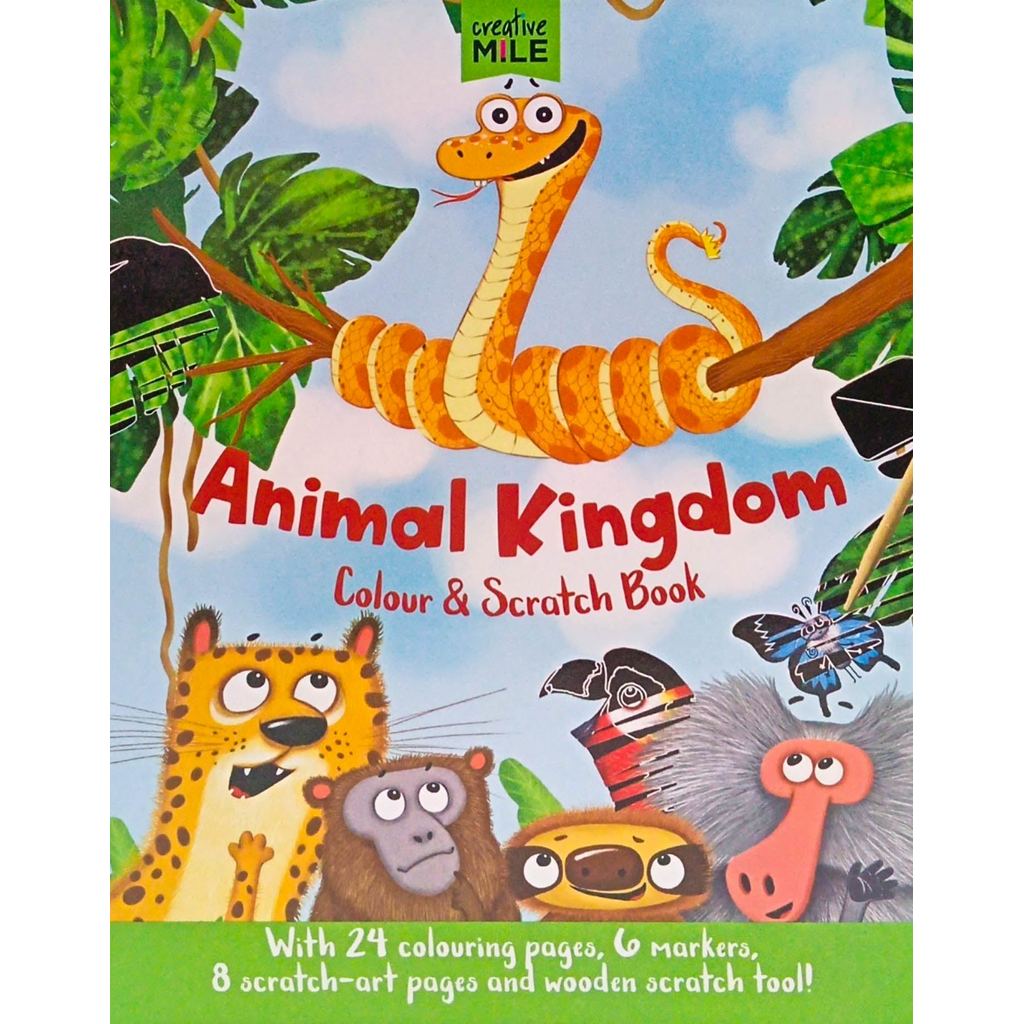 (BBW) ANIMAL KINGDOM COLOR และ SCRATCH BOOK