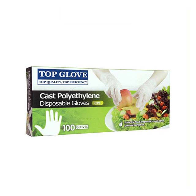 TOP GLOVE CPE GLOVE M 100S (ICARE PHARMACY)