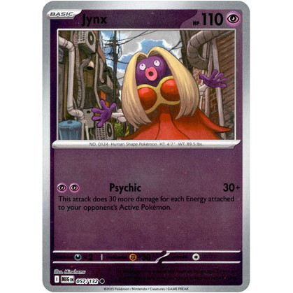 Jynx 057/132_Psychic Type_Pokemon Mega Evolution Singles