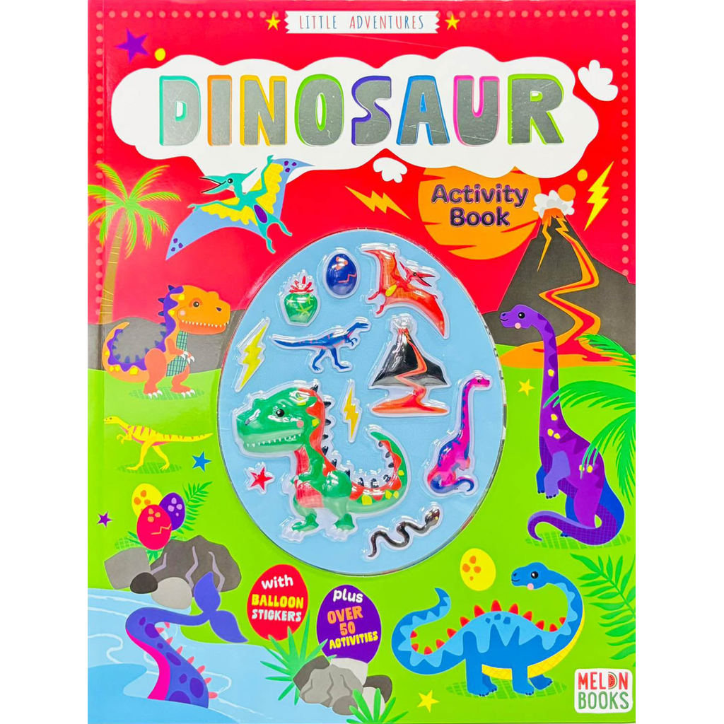 (BBW) การผจญภัยเล็กน้อย DINOSAUR ACTIVITY BOOK