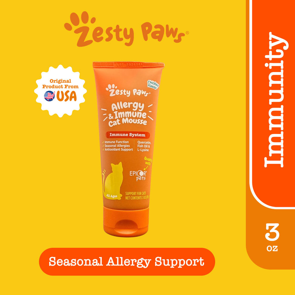Zesty Paws Cat Mousse Allergy & Immune - Chicken Flavor 85g(EXP:09 2027)