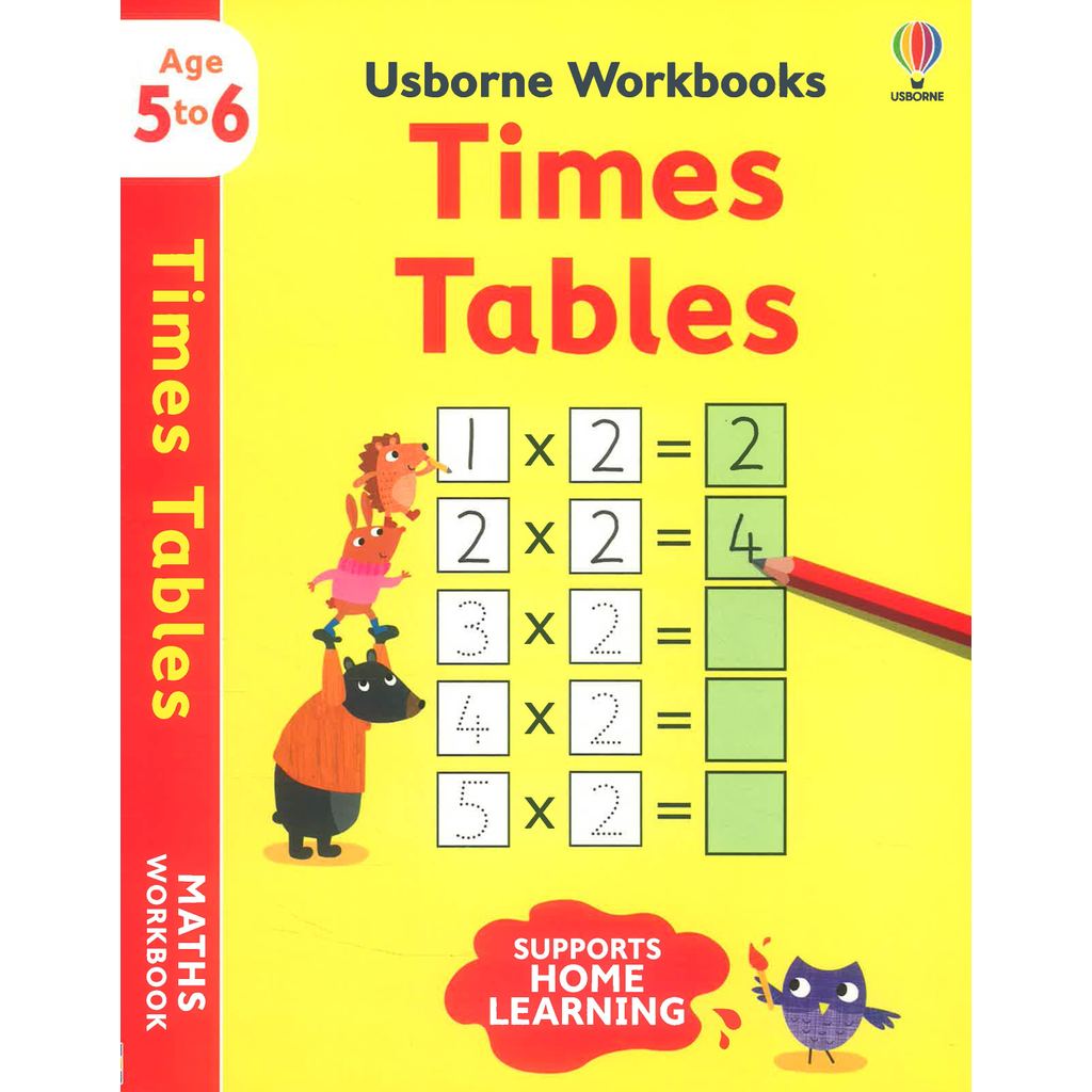 (BX) USBORNE WORKBOOKS TIMES TABLES 5-6