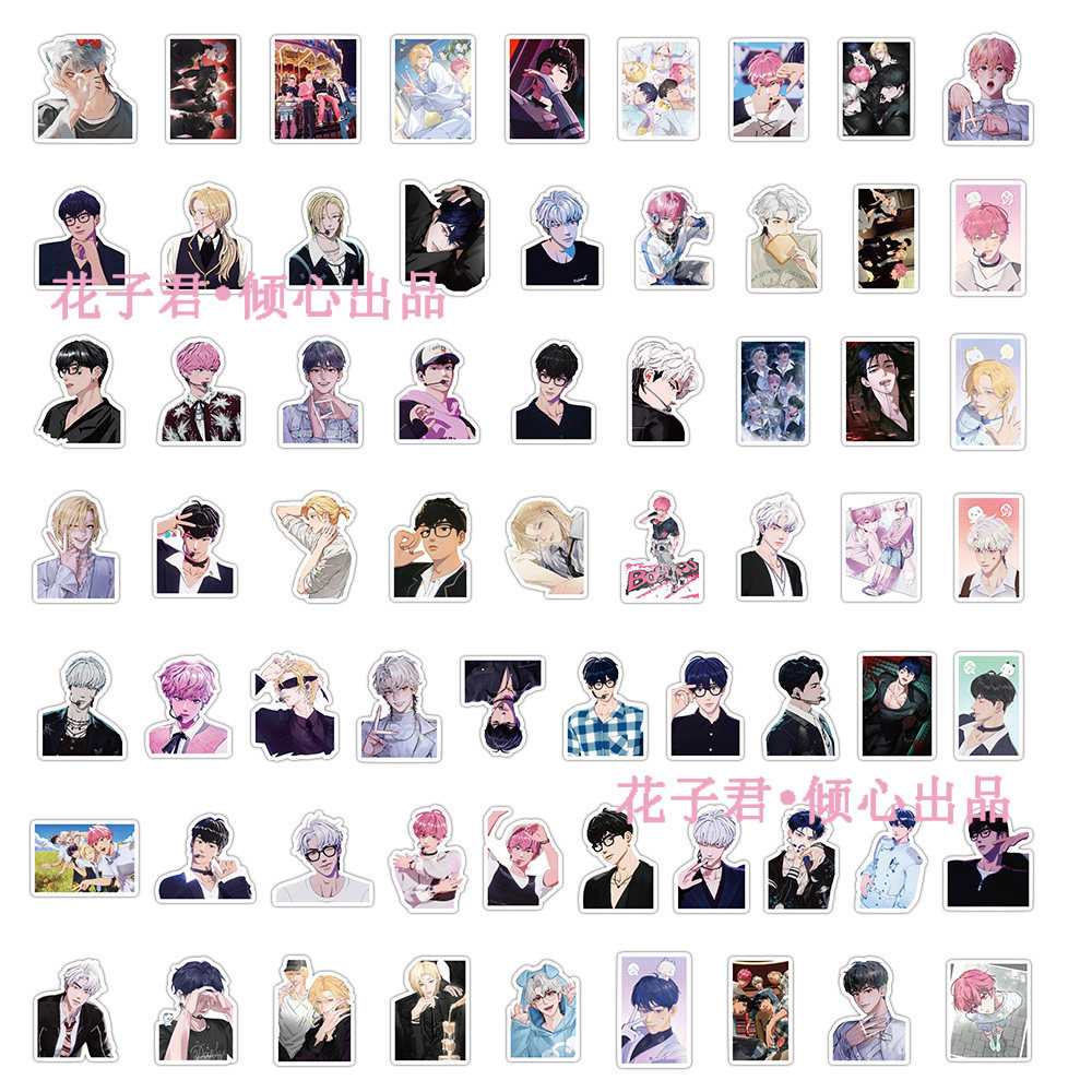 ชุดสติ๊กเกอร์ PLAVE Boy Group 130 ชิ้น, สติ๊กเกอร์อนิเมะความงามสําหรับวารสารและเคสโทรศัพท์