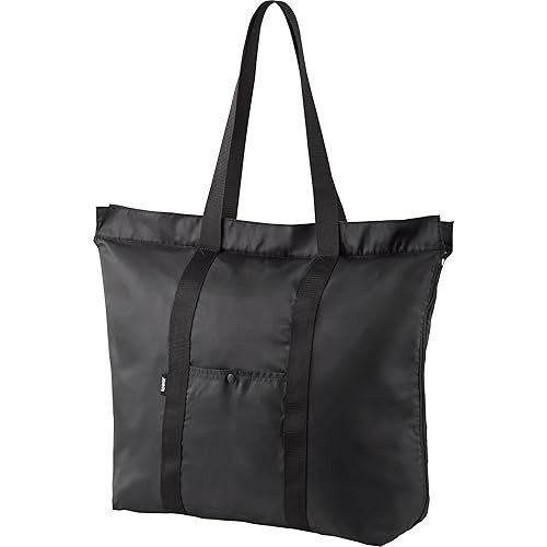 [Direct from JP] Yamazaki Tower 3-Way Shopping Bag, Washable, Fits Takeout Sushi and Pizza, Black, Z