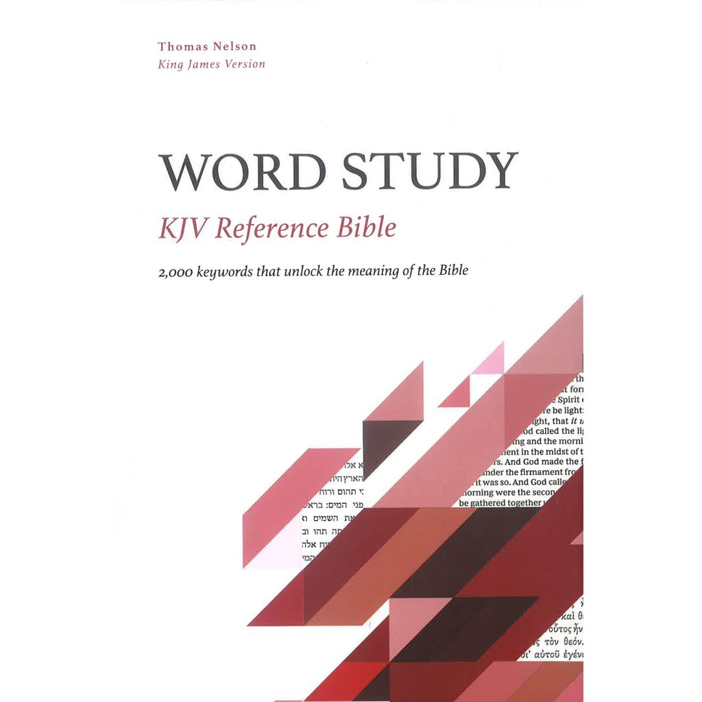 (BX) KJV, WORD STUDY REFERENCE BIBLE, HARDCOVER, RED LETTER, COMFORT PRINT