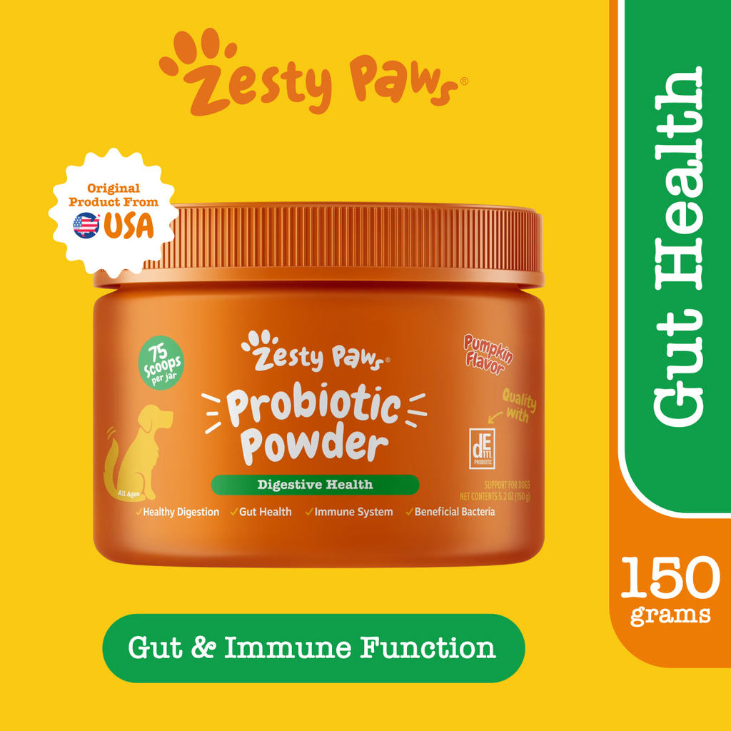 Zesty Paws Probiotic Powder For Dog - Pumpkin Flavor 150g