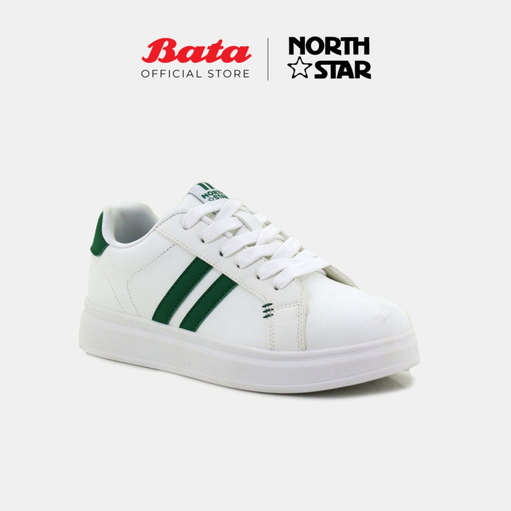 NORTH STAR รองเท้าผ้าใบสีขาวสําหรับเด็ก Skater ใหม่ 4211117 Kanak