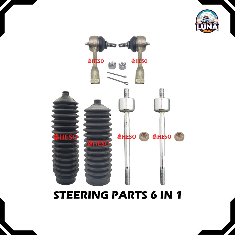 6 IN 1 HESO RACK END TIE ROD END STEERING COVER PERODUA KANCIL 660 CC EF CL SOHC AUTO KANCIL 660 CC 