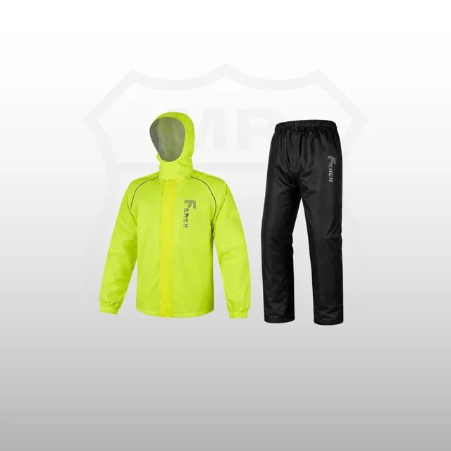 FEHER RAINCOAT SET JK-319 FLUORESCENT สีเหลือง