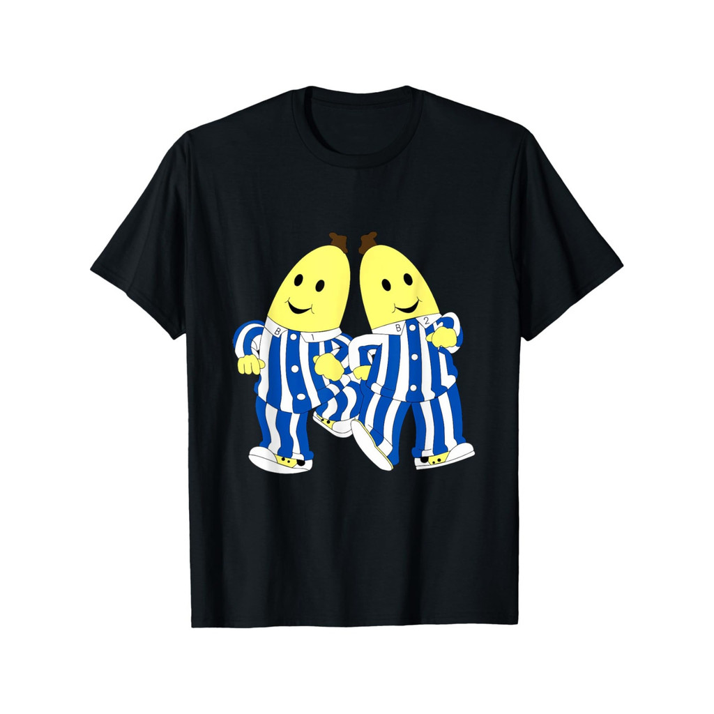 Banana Pyjamas เสื้อยืดกราฟิก B1 และ B2 Made Of คอกลมลําลอง ความยืดหยุ่นสูง พอดีปกติ เหมาะสําหรับผู้