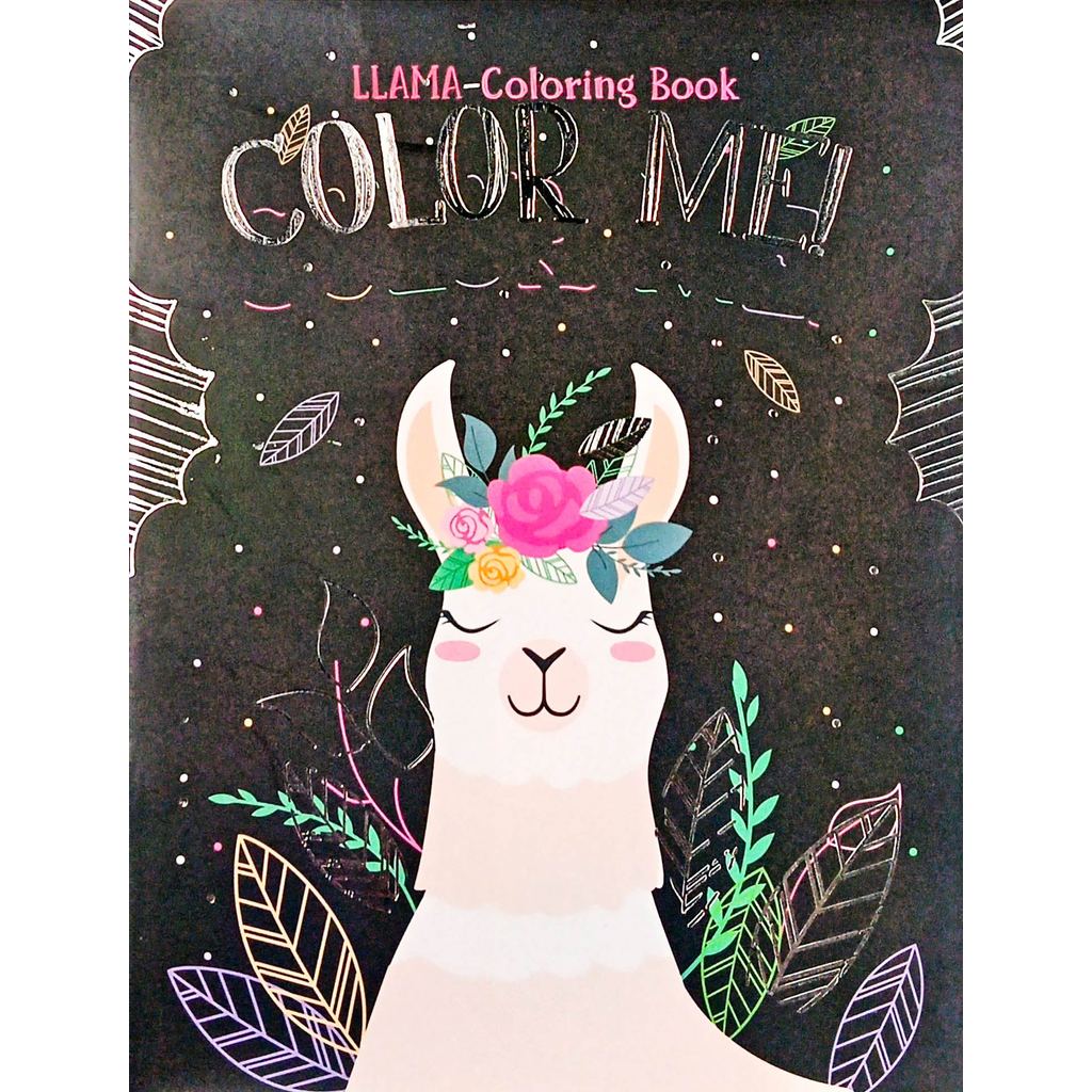 (BX) LLAMA-COLORING BOOK: COLOR ME!