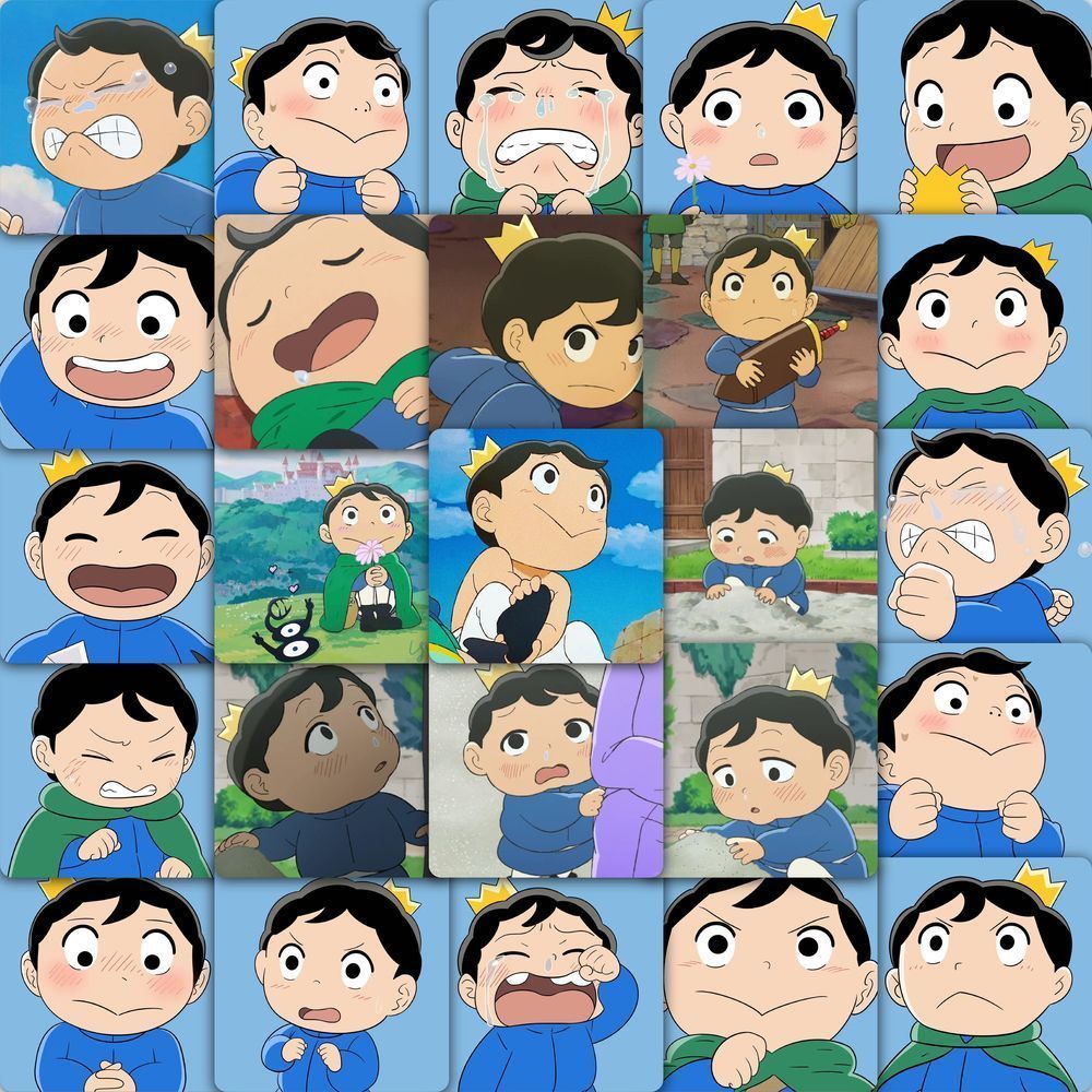 118 ชิ้นอันดับ Kings Prince Bojji สติ๊กเกอร์, อะนิเมะน่ารักกันน้ํา Planner & Notebook Decals