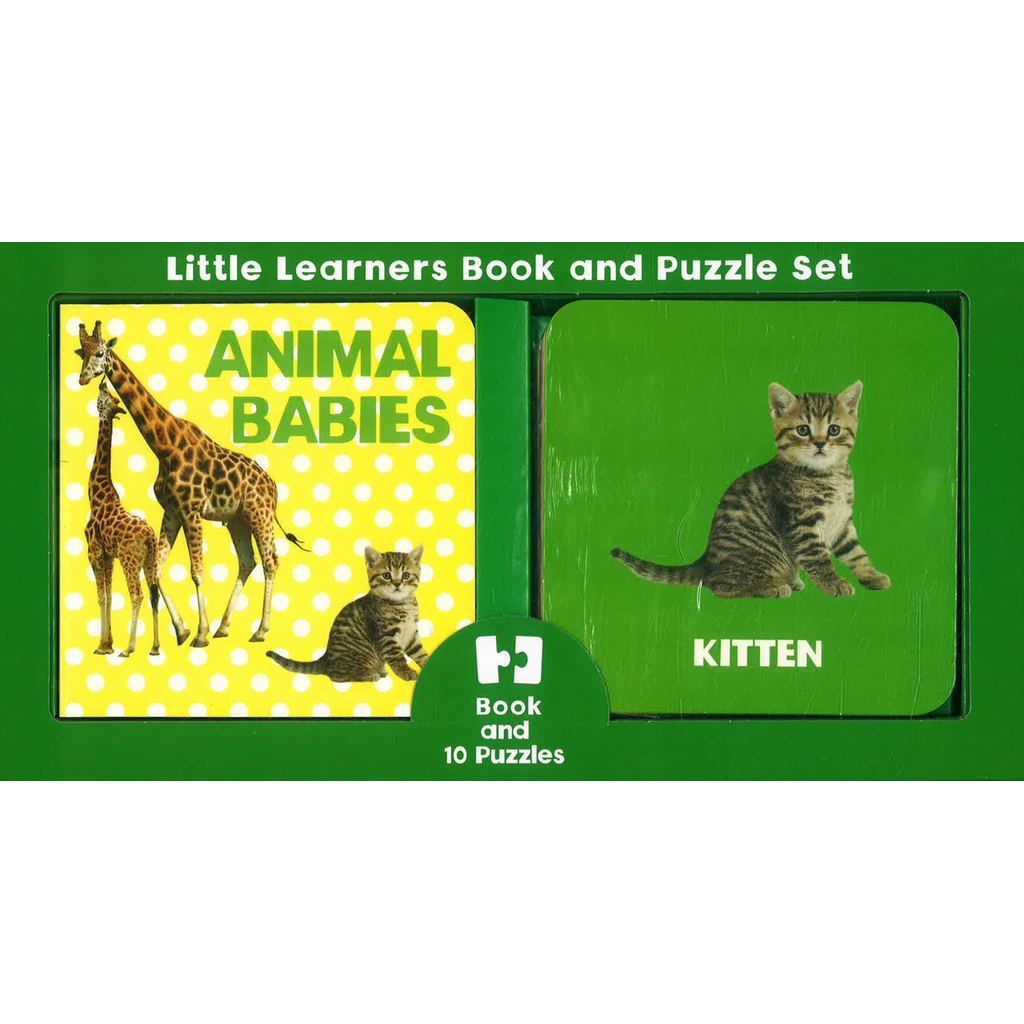 (BX) LITTLE LEARNERS BOOK & PUZZLES BABY ANIMALS