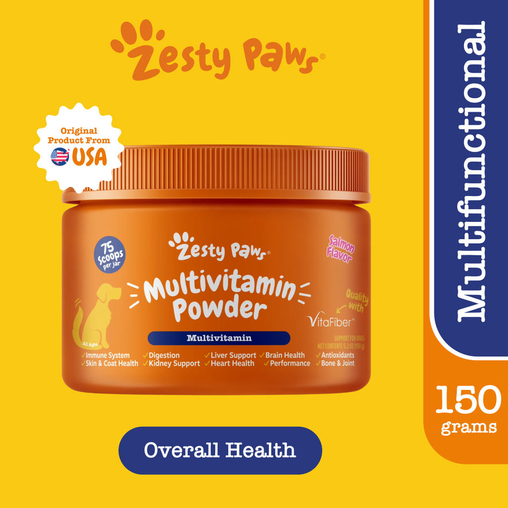 Zesty Paws Multivitamin Powder For Dog - Salmon Flavor 150g