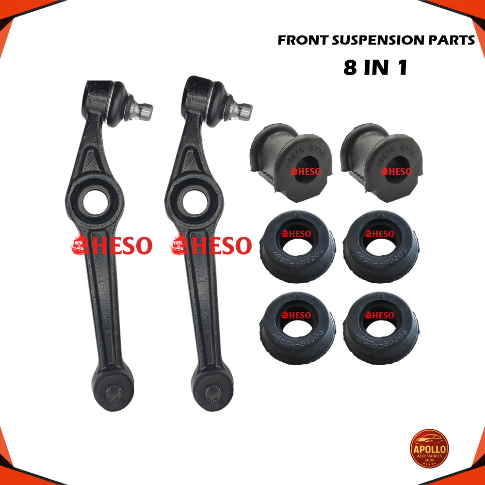 8 IN 1 HESO FRONT LOWER ARM STABILIZER BUSH PERODUA KANCIL 660 CC EF CL SOHC AUTO KANCIL 660 CC EF C