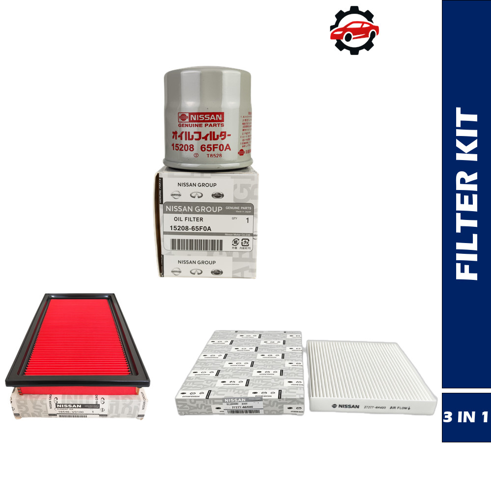 3 IN 1 CABIN AIR OIL FILTER KIT NISSAN SUNNY B15 N16
