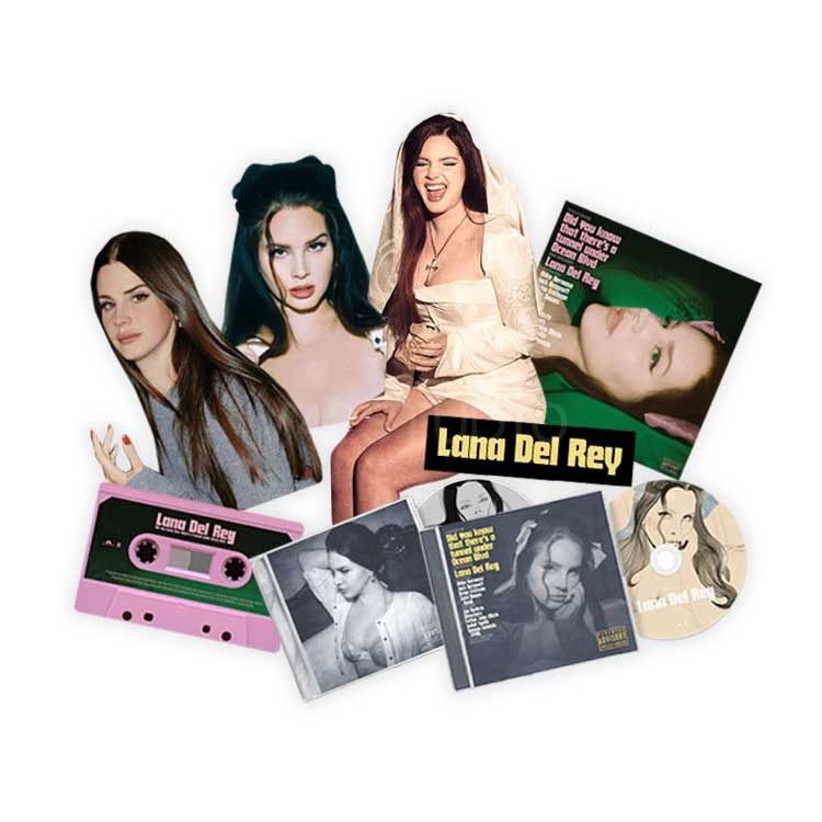 Lana Del Rey Vinyl Sticker Pack - สติ๊กเกอร์ความงามย้อนยุคกันน้ําสําหรับแล็ปท็อปและวารสาร