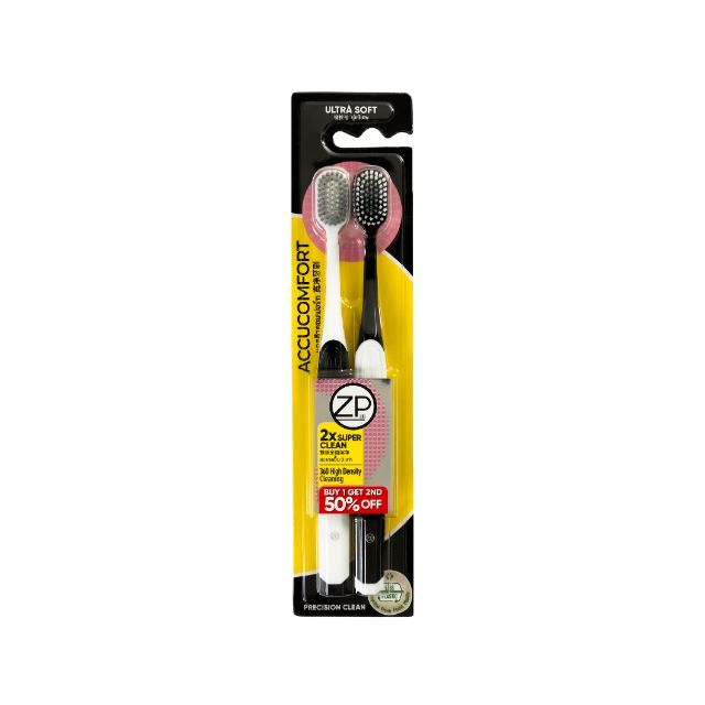 ZP ACCUCOMFORT TOOTHBRUSH 2S (ICARE PHARMACY)