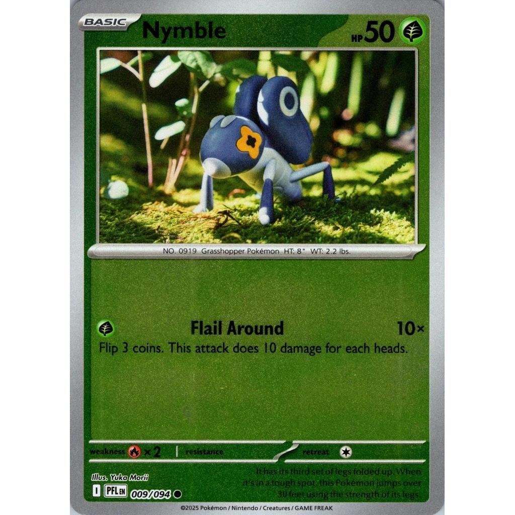 Nymble 009/094_POKEMON Phantasmal Flames_Grass Type