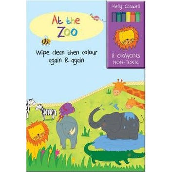 (BX) COLOUR ME AGAIN AND AGAIN BOOK - AT THE ZOO