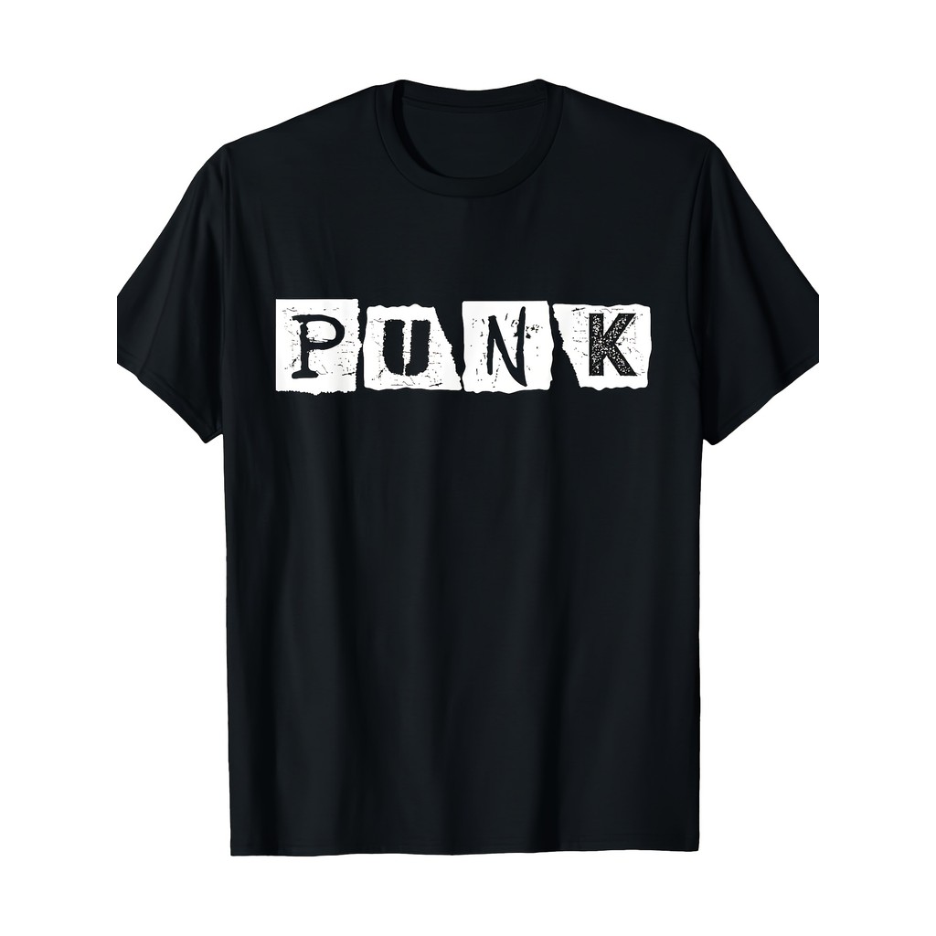 Punk Clothing Punk Music เสื้อยืด Punk Rock T-shirt_ Cotton-