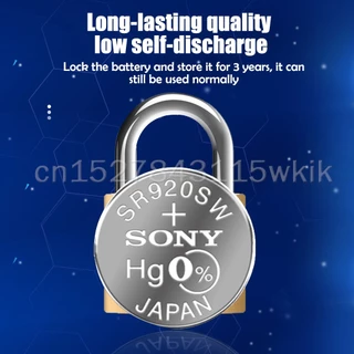 5pcs Sony 371 SR920SW AG6 LR920 370A LR69 SR920 SR69 1.55V 45mAh เงินออกไซด์เครื่องคิดเลขนาฬิกาแบตเตอรี่ MADE IN JAPAN