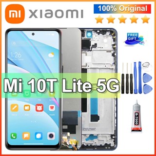 หน้าจอสัมผัส LCD พร้อมกรอบดิจิทัล สําหรับ Xiaomi Mi 10T Lite 5G M2007J17G