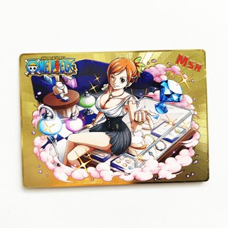 การ์ดโลหะ รูปการ์ตูนอนิเมะ One Piece NAMI