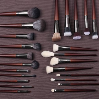 21 Pcs Makeup Brushes Set Natural Goat Hair Highlight Powder Blusher Eye Shadow Blender Beauty Brush Tool