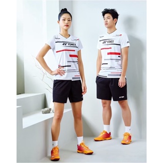 ใหม่ Yonex เสื้อยืดลําลอง แขนสั้น ลายแบดมินตัน แฟชั่นสําหรับผู้ชาย และผู้หญิง เหมาะกับการเล่นกีฬา 2023