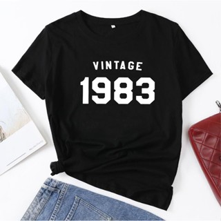 VINTAGE 1983 Harajuku Letter Casual Short Sleeve Tee Shirt Womens Tumblr Streetwear Hipster Casual T-shrits_03