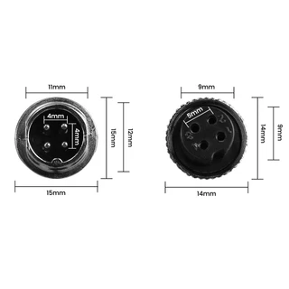 สายเคเบิลวิดีโอ 4 Pin 5 เมตร 10 เมตร 15/20 เมตร สําหรับเชื่อมต่อกล้องมอนิเตอร์รถบรรทุก รถบัส