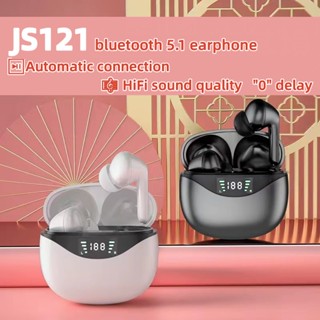 Js121 หูฟังบลูทูธไร้สาย 5.1 HIFI เสียงไม่หาย สําหรับสมาร์ทโฟน