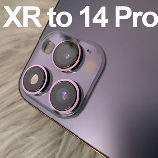 ฝาครอบแบตเตอรี่ DIY สําหรับ 14 Pro XR 14pro XR ถึง 14 Pro