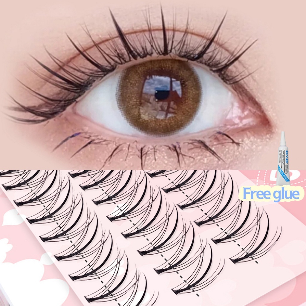 (ฟรีของขวัญ) Aimeeoran ใหม่สไตล์นางฟ้าธรรมชาติ DIY ชุดต่อขนตา 8-12 มม. ชุดมืออาชีพขนตาแต่งหน้า Lash