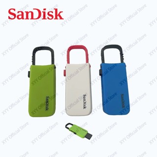 Sandisk แฟลชไดรฟ์ USB 2.0 2GB 4GB 8GB 16GB 32GB 64GB 128GB ขนาดเล็ก แบบพกพา