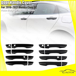 ☌ฝาครอบมือจับประตูรถยนต์ Honda Civic Fc ปี 2016-2021 Door Handle Cover